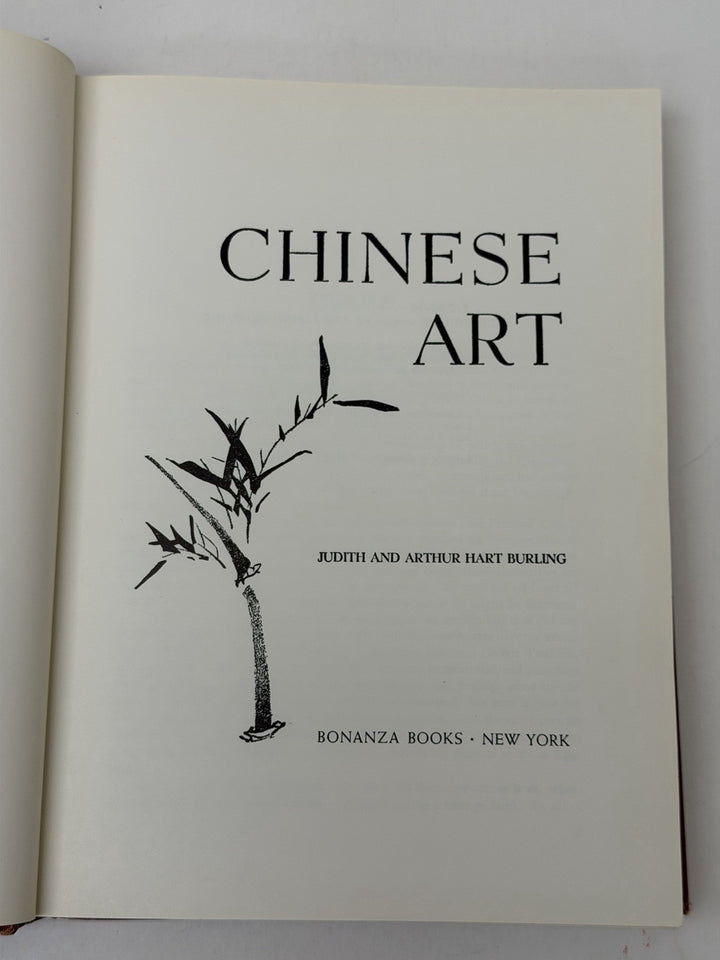 Chinese Art Judith & Arthur Hart Burling Bonanza Books Vintage Illustrated HC