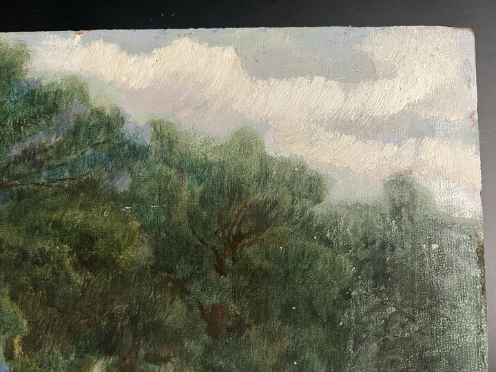 Oil Painting On Board By V. V. Kolesnik. 1981